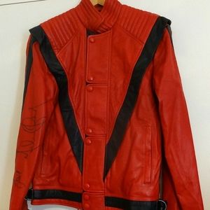 MJ Autographed Thriller Jackson